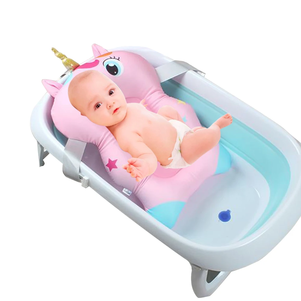 Cremalheira do Chuveiro do Bebê Tapete de Banho Suprimentos Recém-nascidos Banheira Anti-skid Almofada Bolso Bebê Banho Net 7 Cheap Banheiras de bebê
