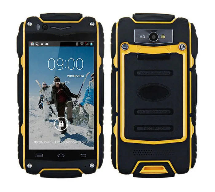 Origina Guophone V8 4.0 дюймов Android 4.4 MTK6572 Dual Core 3 Г Водонепроницаемый Противоударный