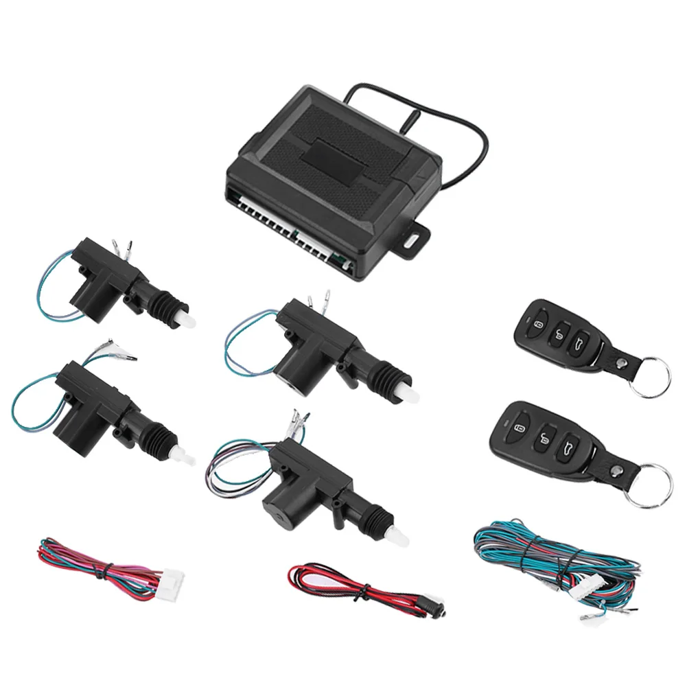 

VODOOL 12V Auto Car Remote Control Central Door Lock Locking Vehicle Keyless Entry Security Alarm System With Remote Controller