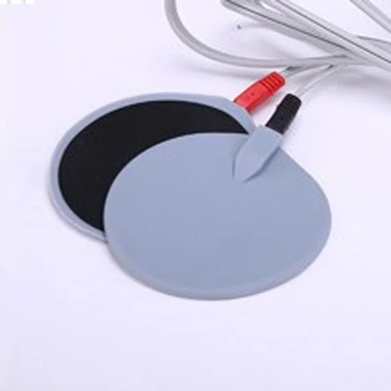 free shipping 10pair ems electric pads with electrode cables tens parts