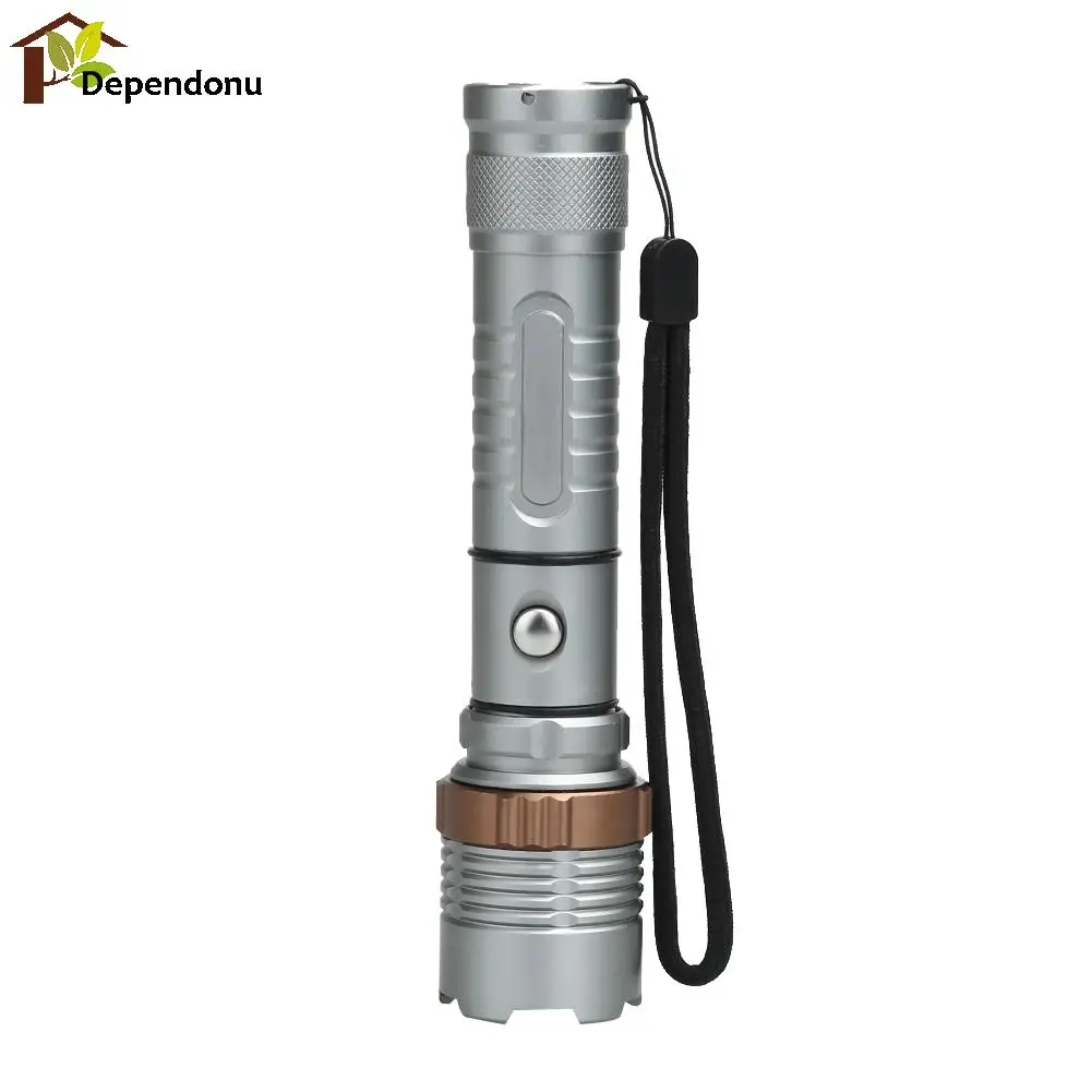 Tactical Zoomable 5000 Lumen 5Modes CREE XM L T6 LED Flashlight Zoomable Focus Torch by 3