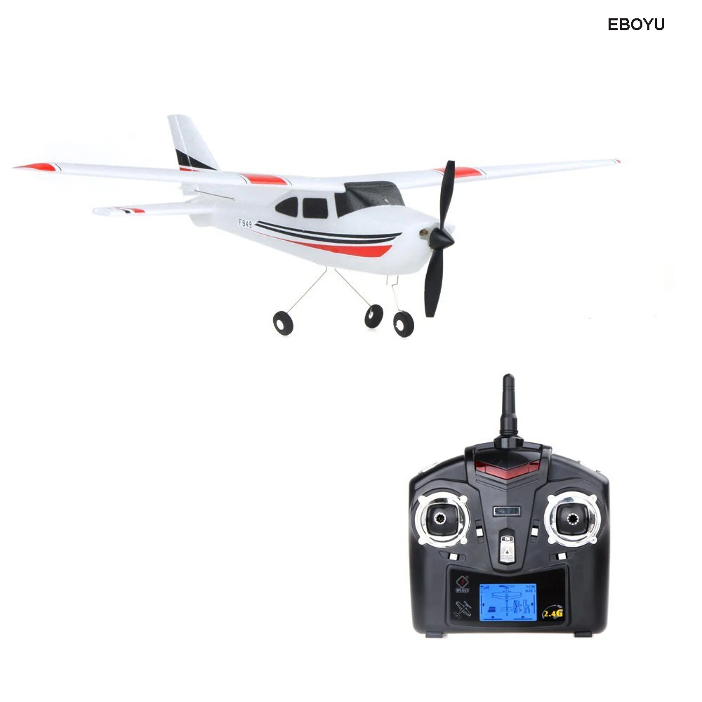 EBOYU F949 Remote Control Plane Cessna 182 2.4G 3CH RC Fixed Wing Plane/Electric flying Aircraft RC Quadcopter Drone