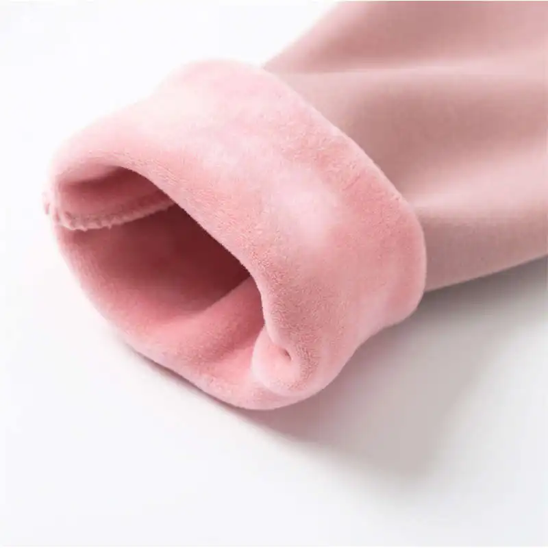 BibiCola/детская одежда утепленные бархатные леггинсы с вышивкой детские штаны теплые штаны зимние штаны для маленьких девочек