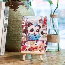 Открытка оригинальная рука стиль рисунка китайский стиль Чэнду народный заказ сувенир панда карты специальный подарок рекомендация