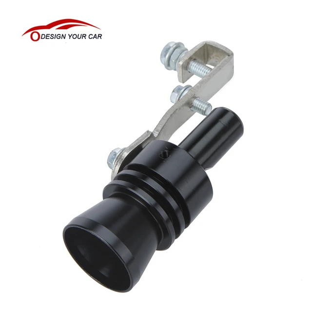 Size XL Black Turbo Sound Whistle Exhaust Pipe Tailpipe BOV Blow off Valve  Simulator Aluminum for Cars - AliExpress