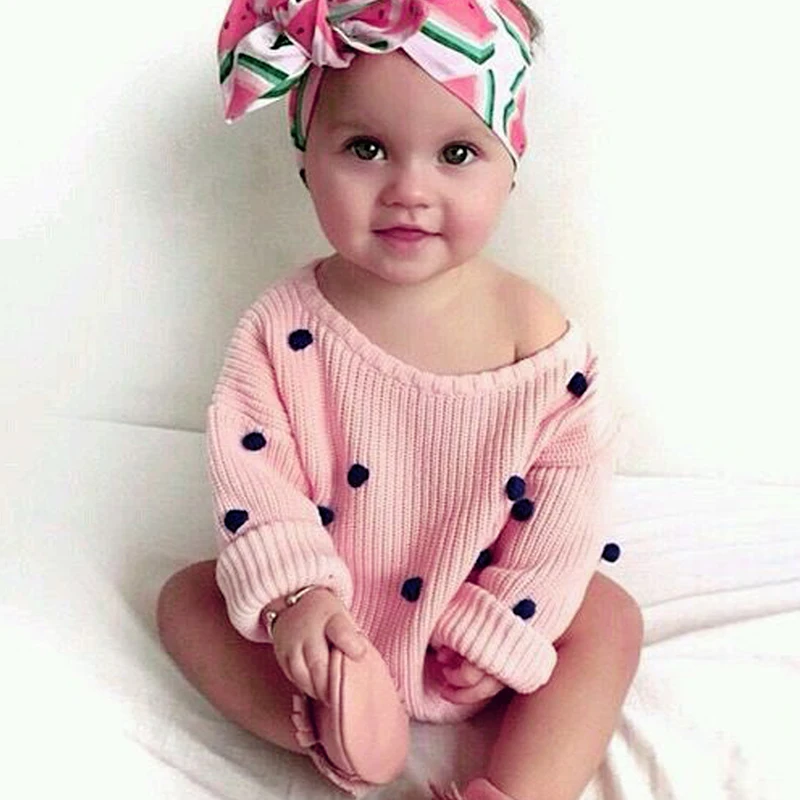 CieiK Baby Girl Knitted Sweaters For Kids Black Dot 2018 Spring Newborn Cute Cardigan Winter Children Clothing Infant Pullover (18)