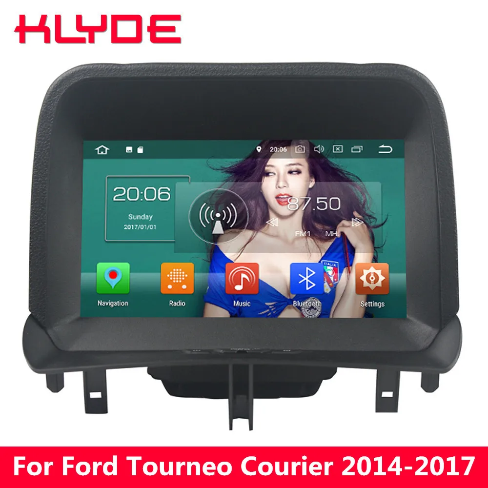 

KLYDE 8" 4G Android 8.0 Octa Core PX5 4GB RAM 32GB ROM RDS BT Car DVD Multimedia Player Radio For Ford Tourneo Courier 2014-2017