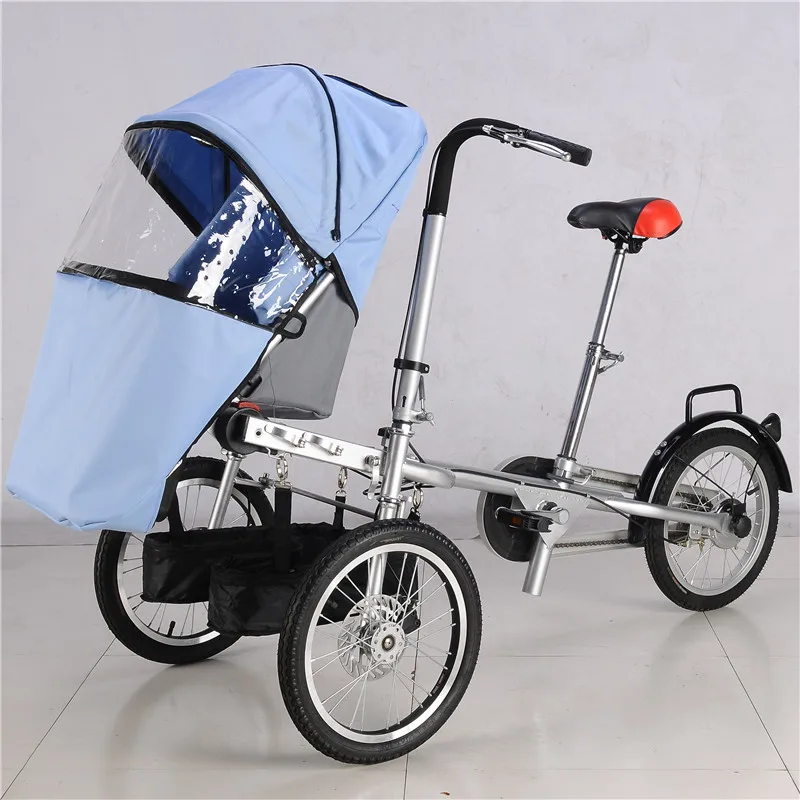 2018 New Mother & Kids Activity & Gear Baby Stroller Three Wheels Stroller TaGa Baby Bike Stroller Mummy Bicycle Pushchair 02
