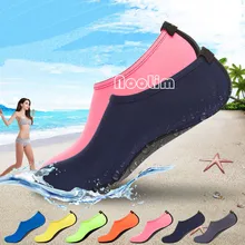 Summer New Chaussure Women Water Shoes Aqua Slippers for Couple/lovers Beach Slip On Waterpark Sandals Sandalias Mujer