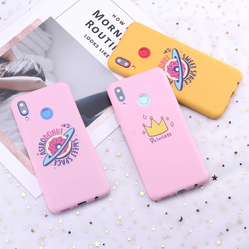 Силиконовый чехол для Huawei Honor Mate 10 20 Nova P20 P30 P40 P Smart price ESS Girl Heart Tumblr Candy|Бамперы| |