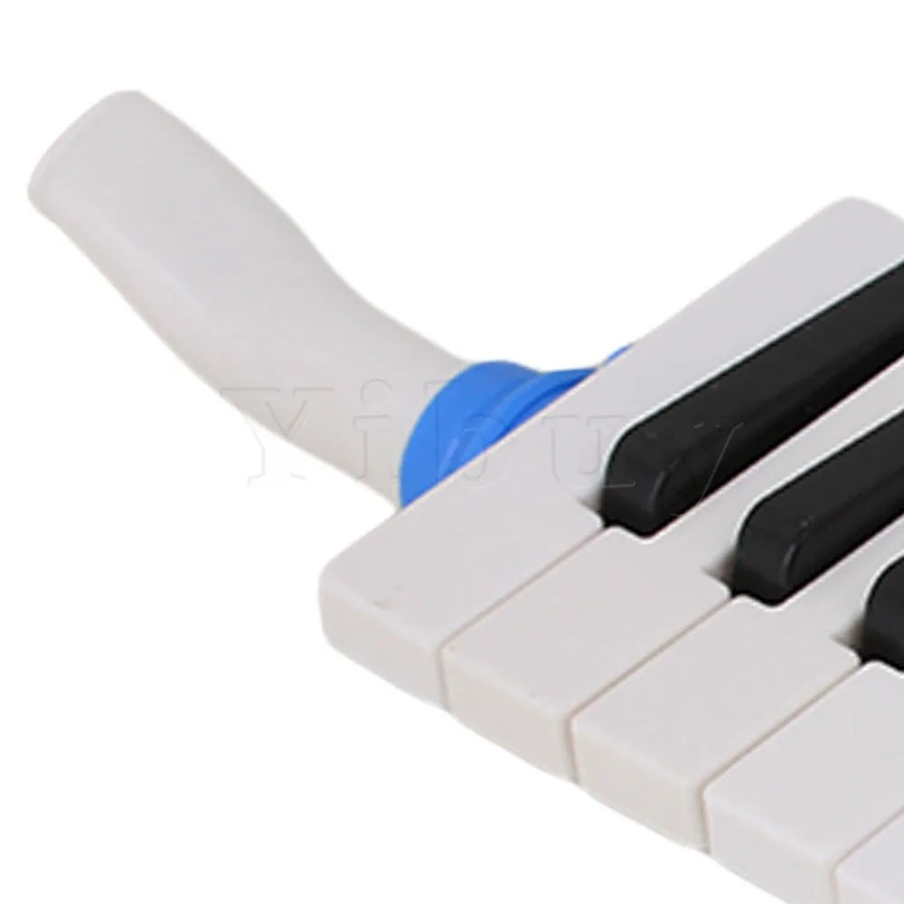 Yibuy голубой легкий 27 клавиш Note Melodica Wind Piano Mouth орган из пластика|mouth organ|keys melodicakey