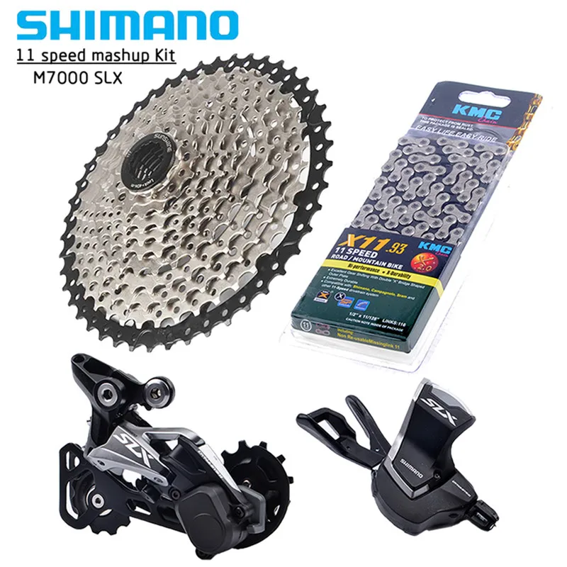 

SHIMANO SLX M7000 1x11 11 s Geschwindigkeit SONNENSCHEIN 11-46 t 11-50 t Groupset Enthalt schalthebel Hinten Derailleur