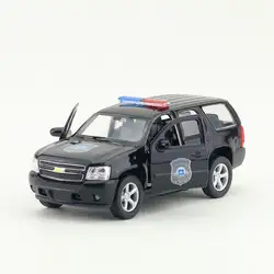 WELLY 1/36 масштабная модель автомобиля игрушки полицейская версия 2008 Chevrolet Tahoe SUV литая модель металлическая модель автомобиля для