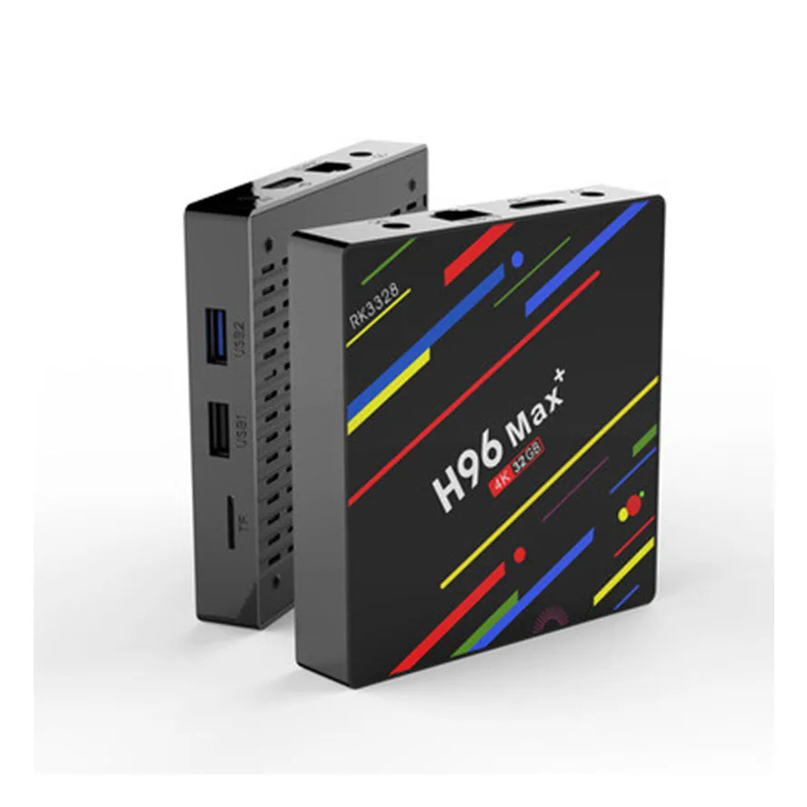 H96-MAX+ Android 8.1 TV Box 4K Quad Core Smart TV Box 4+32G Media Player Streamer H96 MAX Plus RK3328 Set Top Box