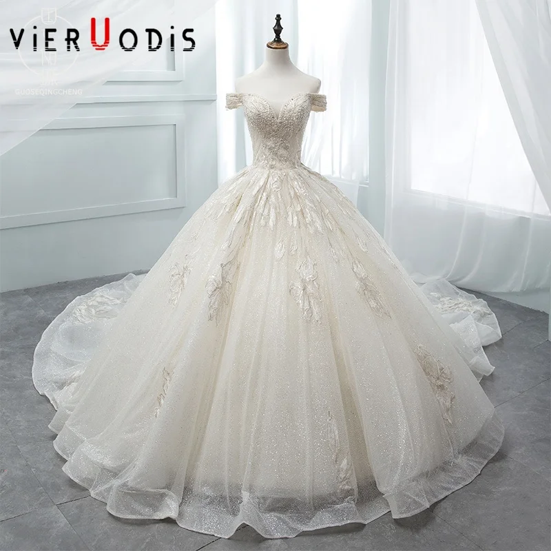 Vestidos De Novia 2019 шапка класса люкс с рукавами бальное платье Vestido Noiva Princesa кружевная