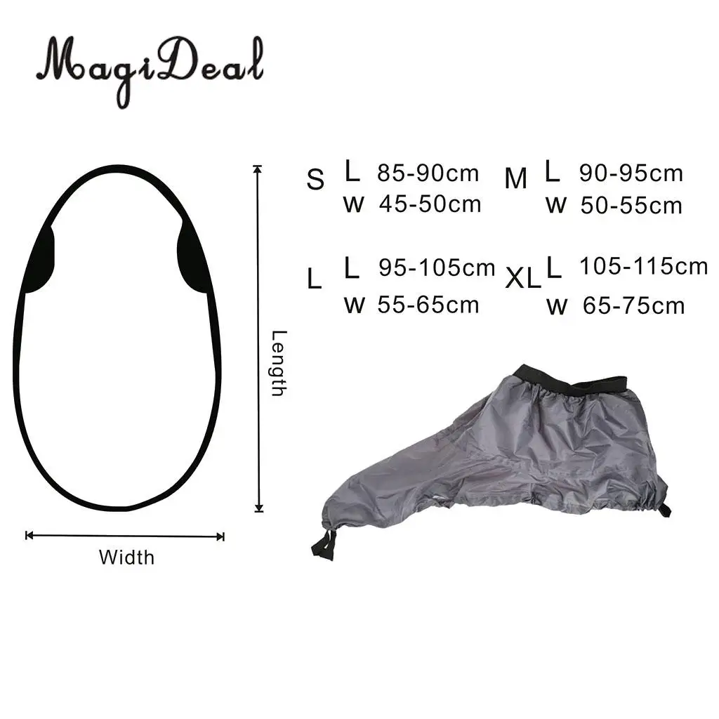 MagiDeal Universal Waterproof Kayak Canoe Sprayskirt Spray Deck for Touring / Sea / Recreational Kayaking / Paddling Accessories