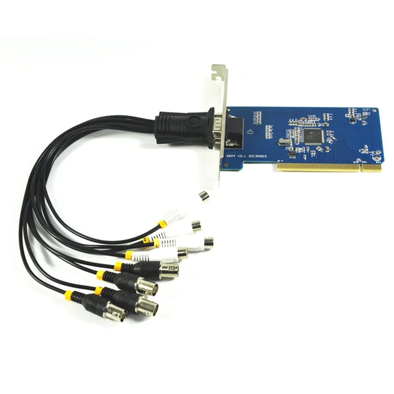 

2 pcs of MOOL HD 960H 4channel cctv dvr video capture card support p2p remote view