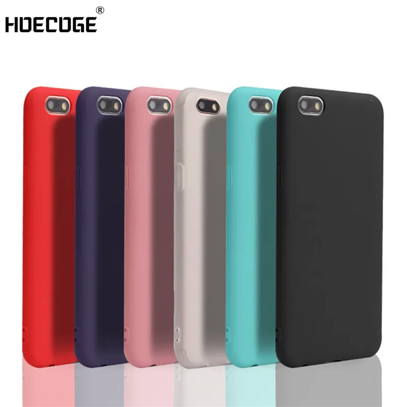 HOECOGE одноцветные Силиконовые чехлы на мобильный телефон для OPPO A77 A79 A83 защитный
