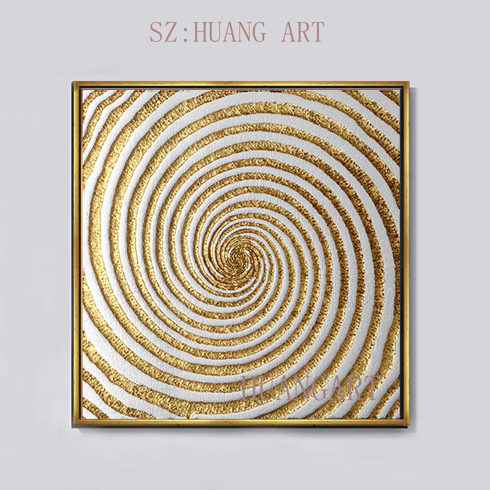 

Modern Nordic luxury style gilding Handmade abstract Oil Painting On Canvas Wall art For Living Room hotel Home Decor unframed