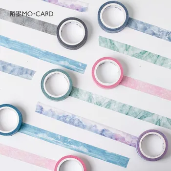 

Natural primary color series Kawaii Planner Handbook Decorative Paper Washi Masking Tape School Supplies Stationery