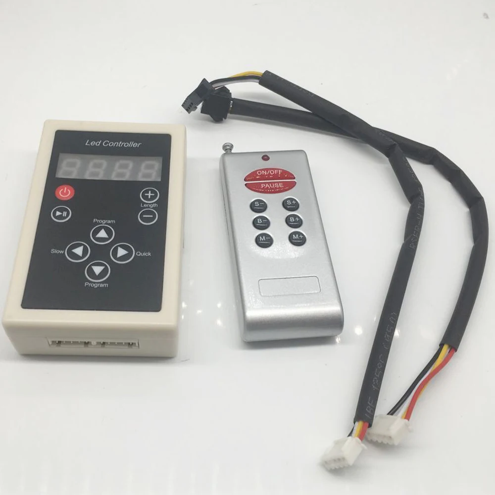 5m RGB Мечта Магия Светодиодные ленты DC12V 6803 IC IP20 без водонепроницаемый 5050 SMD 150LED