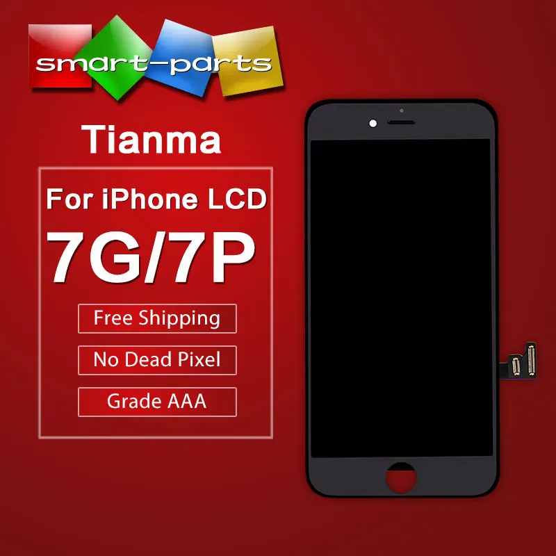 

Premium Tianma LCD Display For iPhone 7 7 Plus LCD Screen With Touch Digitizer Assembly Replacement Good 3D Touch Pantalla Ecran