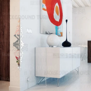 

Sagittarius Bow-Shaped Mirror Edge Corner Guards 3d 3d Reflective Sticker Wall Decor Acrylic Mirrored Decorative Sticker C033