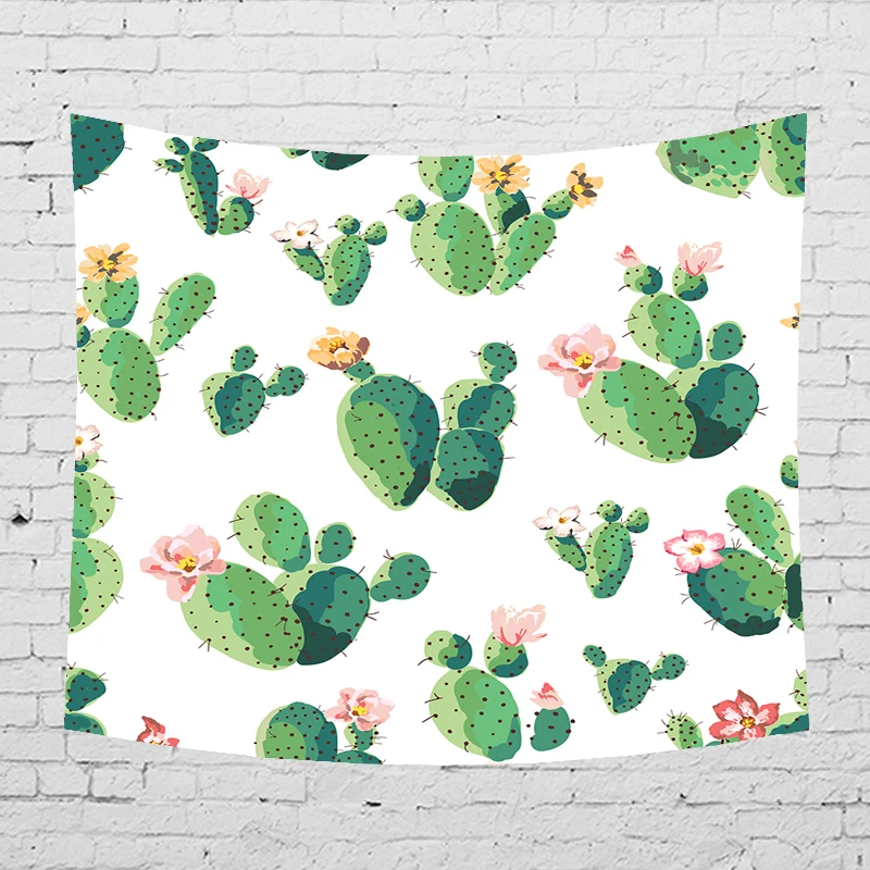 

Cactus Pineapple Tapestry Wall Hanging Wall Tapestry Blanket Living Room Bedroom Farmhouse Decor Wall Fabric Shabby Chic