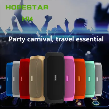 

HOPESTAR H14 Outdoor Wireless BT Speaker Super Bass Soundbar Mp3 Player Support Handsfree Call TF FM Power bank AUX
