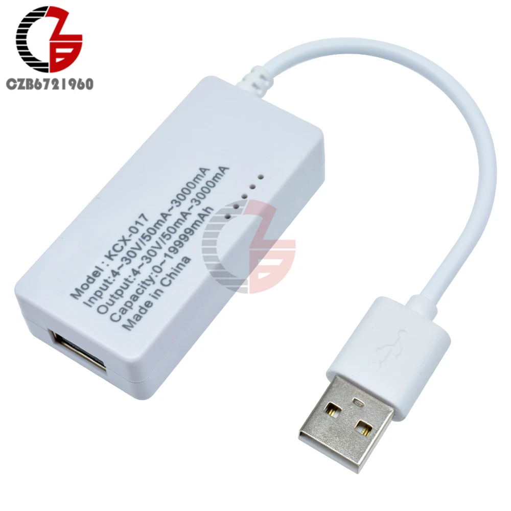 LCD Dual USB Charger Mobile Power Detector Voltage Current Meter Tester Monitor