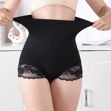 Трусы с высокой талией, дышащие, для коррекции фигуры, утягивающие живот, нижнее белье, трусы, корректирующие трусы, контроль, Fajas Modeladoras