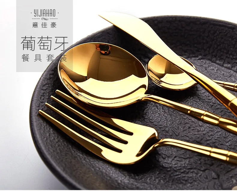 Модные посуда оригинальность столовые приборы посуда высокого качества 4 шт./компл. людей подарки для посуда dinnerwear наборы для ухода за кожей