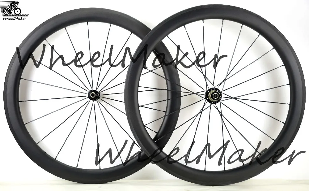 Excellent Special Brake Track Super Light 700C 50mm 60mm 88mm Clincher Tubular Road bike Carbon Wheels 23mm Width RR13 Hubs Bicycle Wheels 6