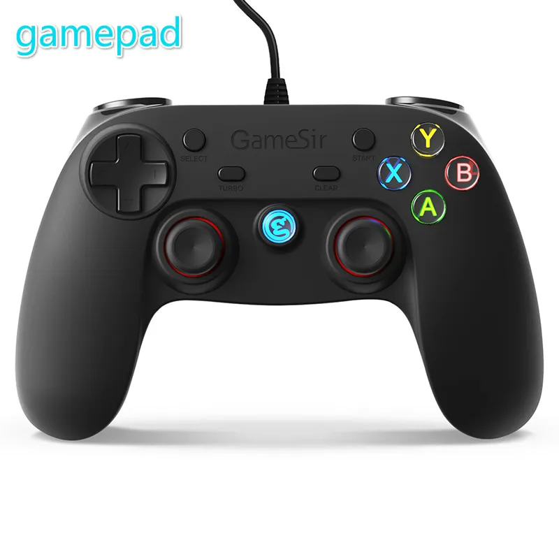 

Gamesir G3w USB Wired Gamepad Controller For Windows 7/8/10 (No Phone Holder) Joystick F Android Smartphone Tablet PC Controller