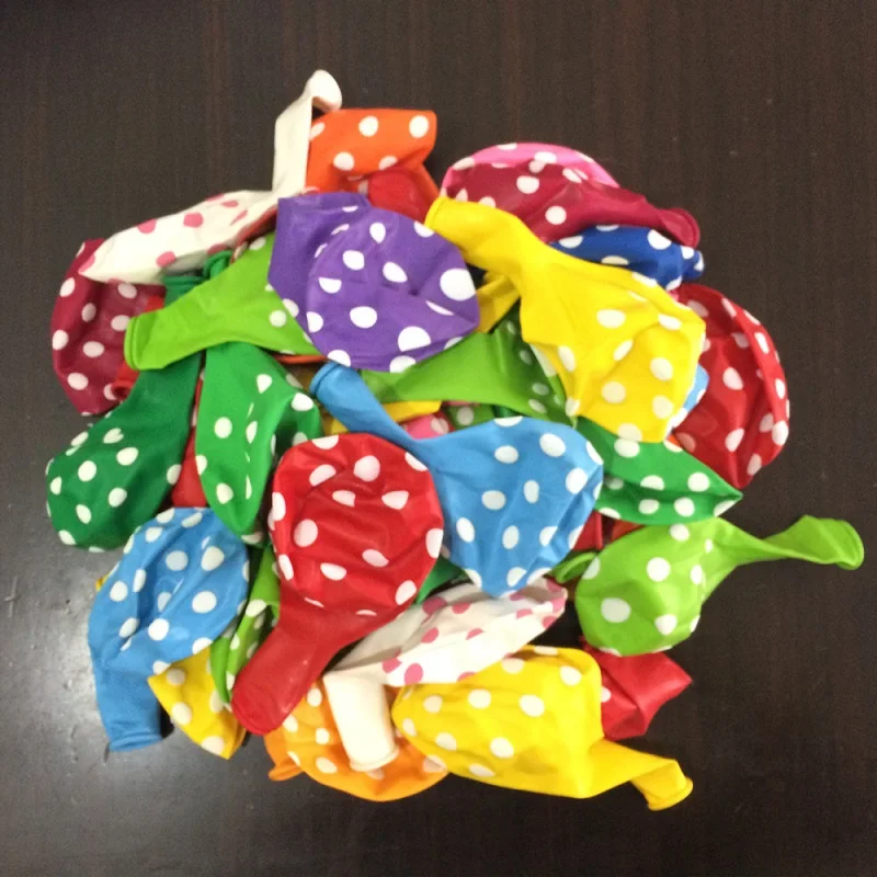 Latex Polka Dot Balloons 12 Inch 2.8g 100Pcs/Lot Wedding Decoration