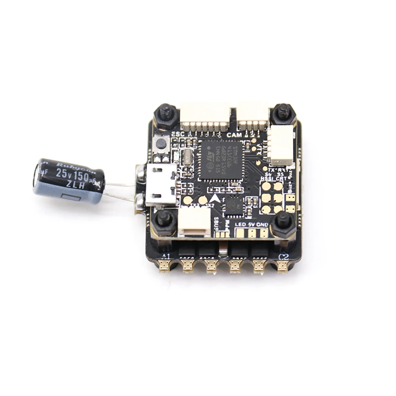 TCMM F4 Контроллер полета OSD и 20A Blheli_S 2-4 S DSHOT600 бесщеточный ESC для дрона с дистанционным управлением с видом от первого лица 20x20 мм