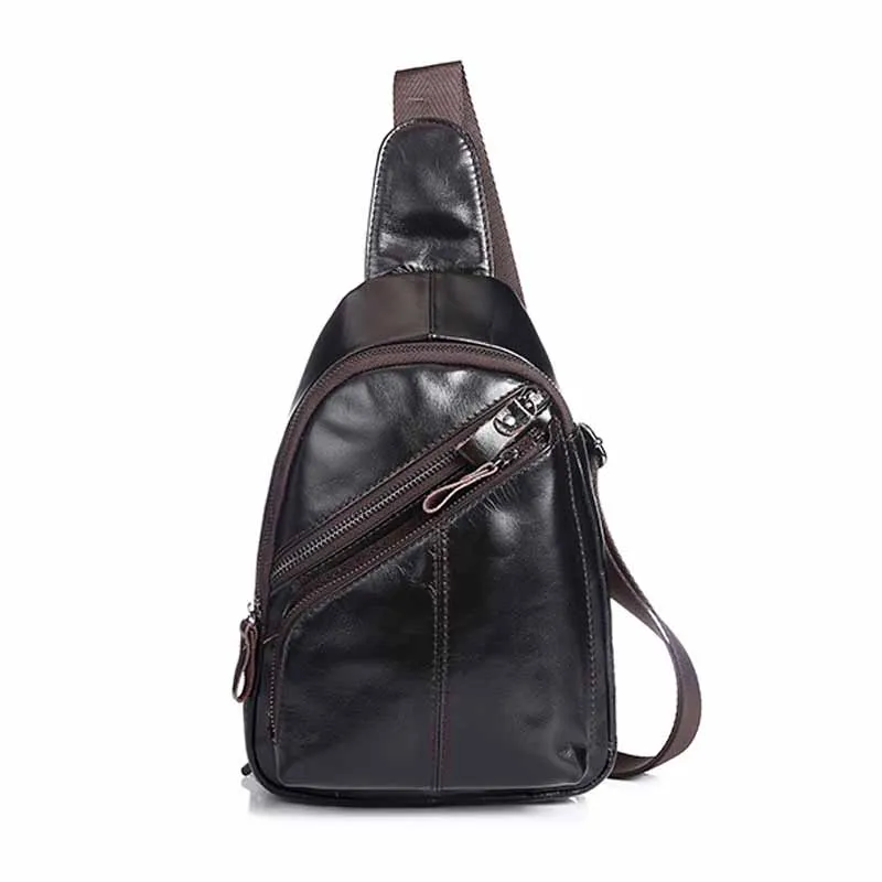 

Genuine Leather HandBag for Man Hight Quality Chest Bag Men Anti-theft Magnetic Clasp Leather Bag Messenger Bag Fashion BF-A2018