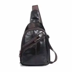 Натуральная кожа сумка для человека высокое качество нагрудная сумка мужская Противоугонная Магнитная застежка кожаная сумка-мессенджер
