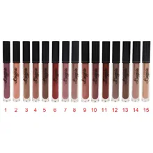 New Brand Makeup Lipstick Matte Lipstick Brown Nude Chocolate Color Liquid Lipstick Lip Gloss Matte Batom