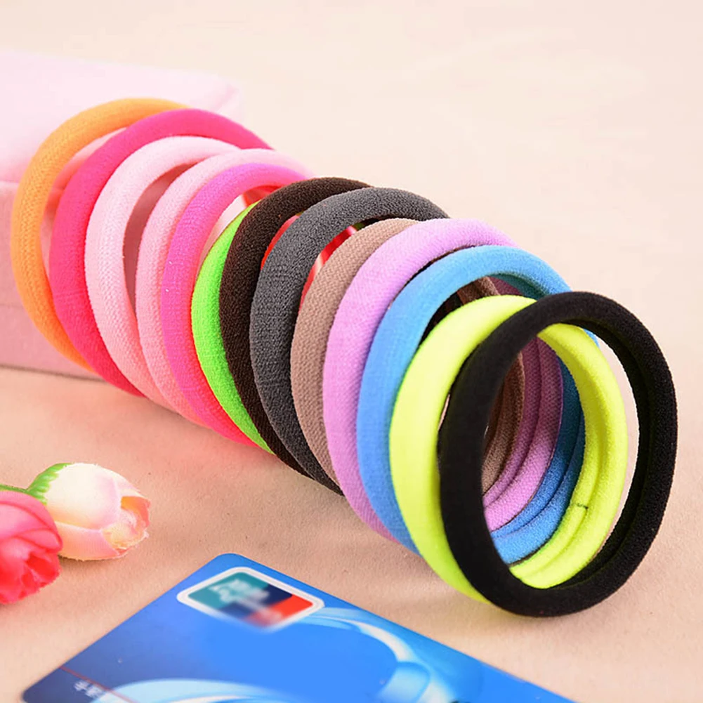 

MISS ROSE I PC High Elastic Hair Rope Durable Rubber Bands Hair Ring Head Rope Headdress Donut Shape Hair Styler Styling Tools