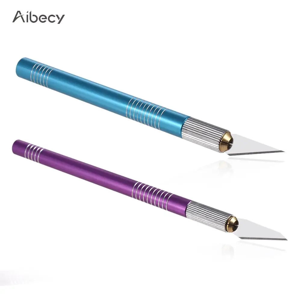 

14pcs/set Art Utility knife Art Pen Knife Precision Cutter DIY Craft Carving Knife Kit with Scalpel Blades Aluminum Handle