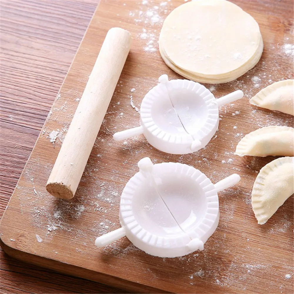 

Kitchen Wooden Rolling Pin DIY Dough Press Dumpling Making Mould Tool Set 3 in 1 Kichen Accessories Kichen Tool Cosas De Cocina