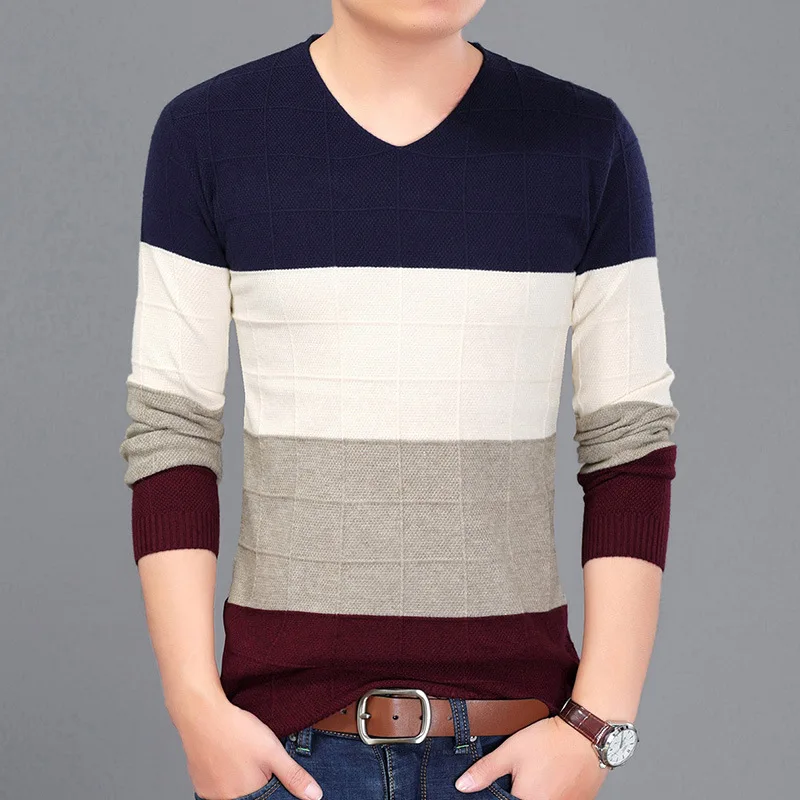 Новое поступление 2018 Весенняя Мужская Повседневная футболка с длинным рукавом