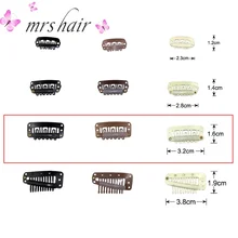 50 шт. 3,2 см Парики защелкивающиеся зажимы/накладки из искусственных волос защелкивающиеся зажимы для наращивания волос/уток зажимы для наращивания волос