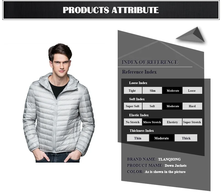 TIAN QIONG/Повседневные сверхлегкие мужские пуховики на утином пуху, осенне-зимнее пальто, мужская легкая куртка на утином пуху, мужские пальто