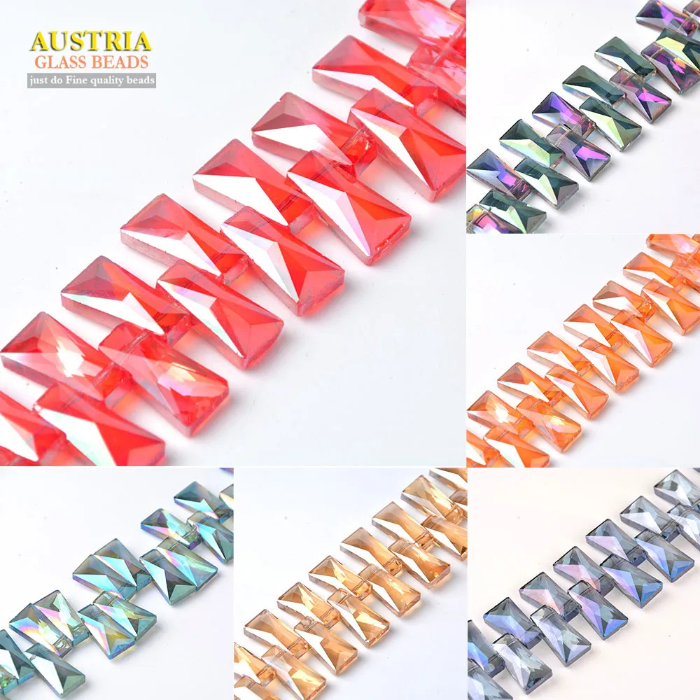 Buy 20*10*7mm Austrian Rectangular Crystal Beads for
