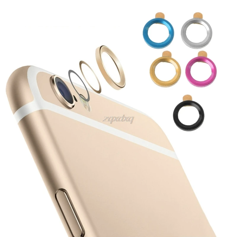 

1Pc Metal Mobile Phone Camera Lens Protector Protection Cover For iPhone 6 6s 7 Plus Nov01 Drop ship