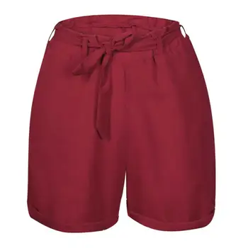 

KLV 2018 New Fashion Women Sexy Hot Pants Summer Casual Shorts Solid Short Pant With Belt Dropshipping F28