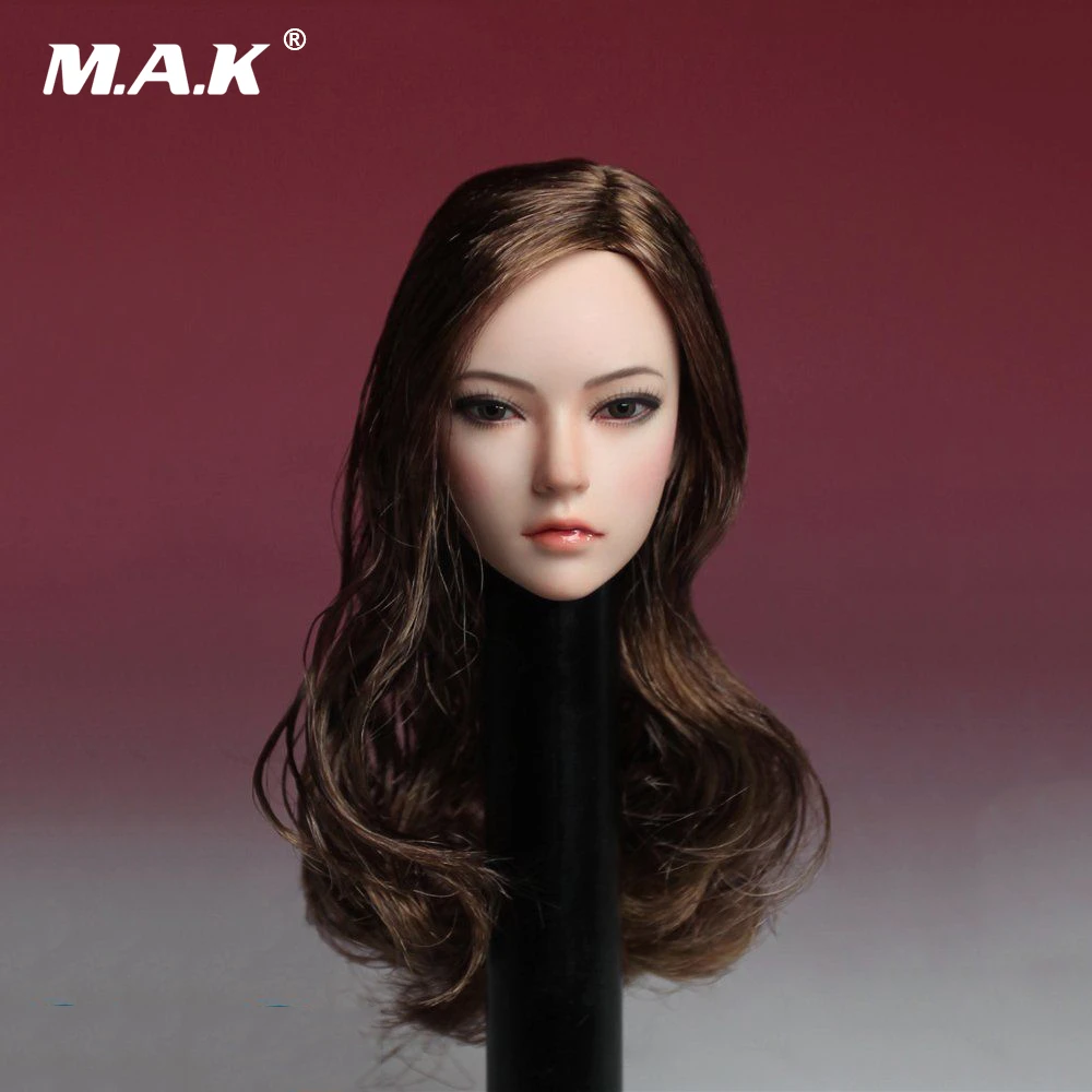 1//6 Scale Female Head Sculpt Asia star Head Model For 12/" figure body