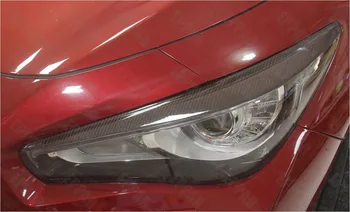 

Carbon Fiber Headlight Eyelids Eyebrows for 2013-2017 Infiniti Q50 Q50S